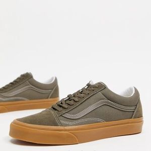 Green and Gum Old Skool Vans